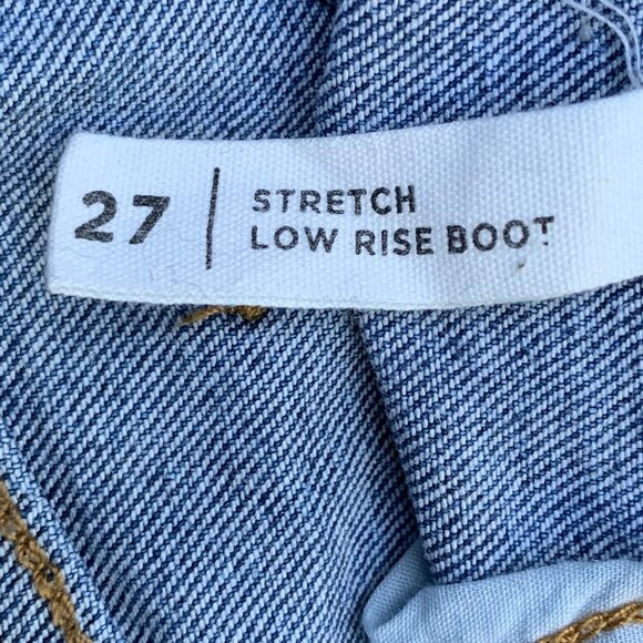 Pacsun Stretch Low Rise Boot 2-Button Jeans Sz27 - Picture 16 of 16